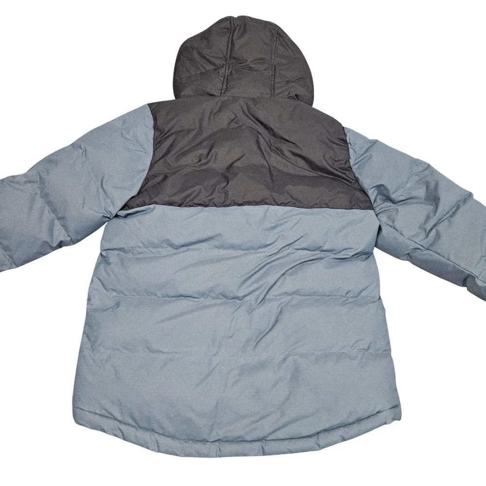 Vans Puffer Jacket‎ Mens Small Blue Black Colorblock Down Gorpcore Skater Street